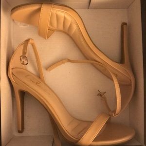 Lulu’s Nude Ankle Heels